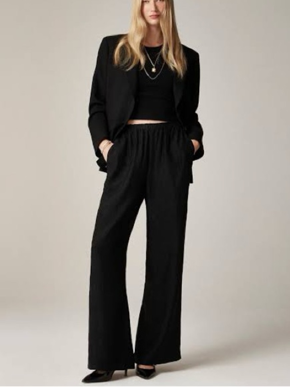 J. Crew Stratus Women’s Textured Satin Pants